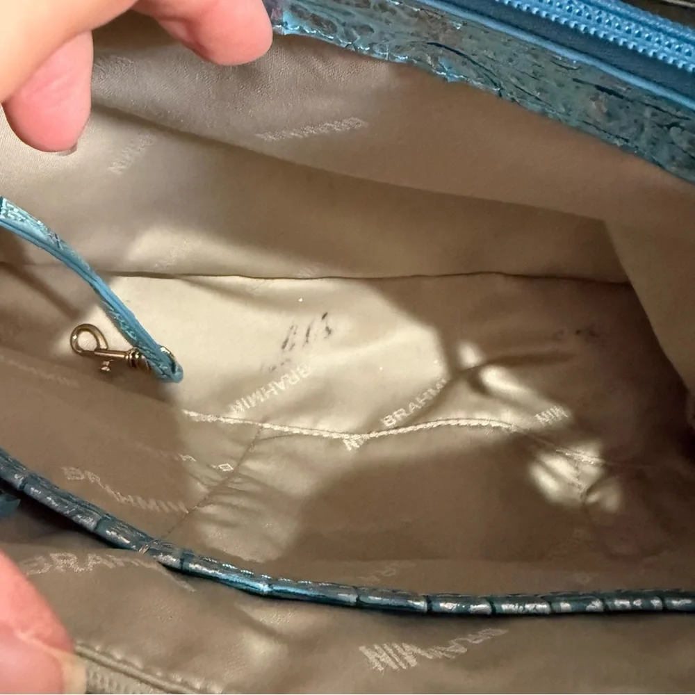 Brahmin Bag Finley in Arctic Blue - Picture 8 of 9